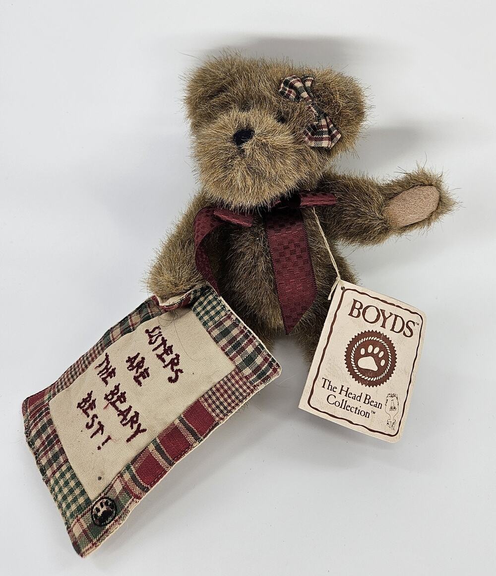 Vintage Boyds Bears Sissy B Bear Sisters Are The Beary Best Plush Jointed 8" Tag